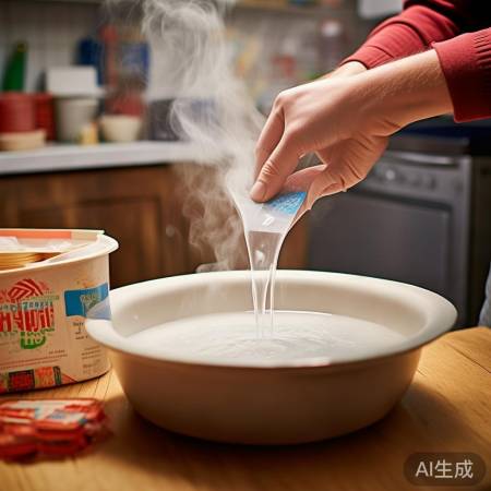 热水溶解冰箱贴，轻松剥离不伤表