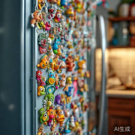 冰箱贴小装饰，夹子取更安全