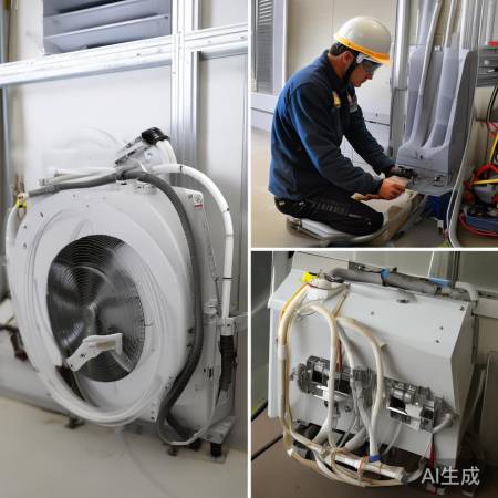 安装支架，接管道，检查密封防泄