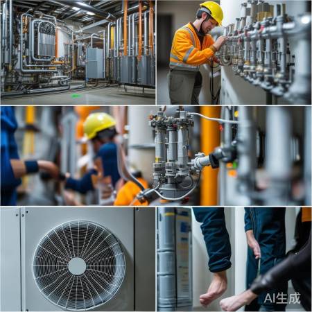 管道连接，安全接电，调试热水器