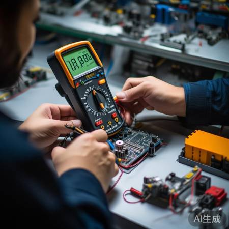 “检测开关电压，接入电路板端”