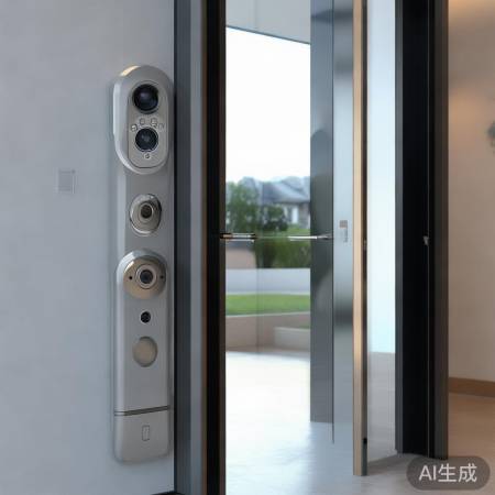 智能猫眼,语音指纹双解锁