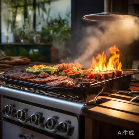 家庭燃气灶，也能烤出烧烤味