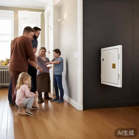 家居安全新时尚，超薄保险柜安装