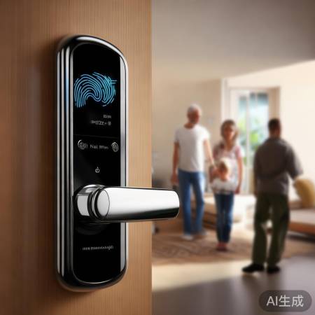 多解锁方式，秒速指纹锁，家人皆