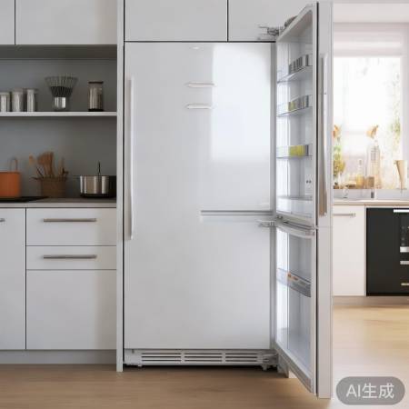 零距离嵌入式冰箱，贴心无缝防尘