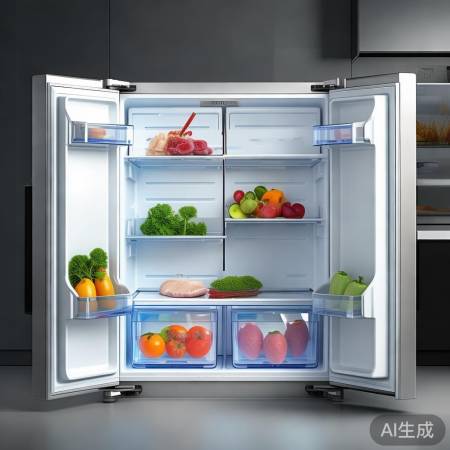 美的186升双门冰箱，保鲜技术