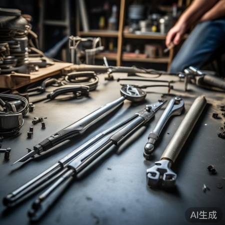 工具备齐，拆卸锁体。