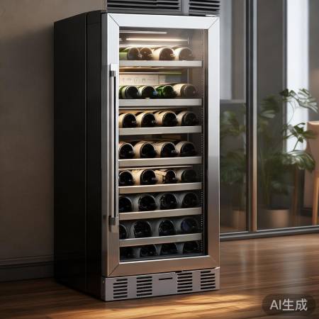 节省空间易清洁，玻璃门酒柜佳选