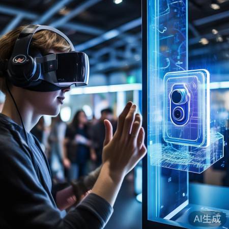 展会VR互动，科幻全息未来感