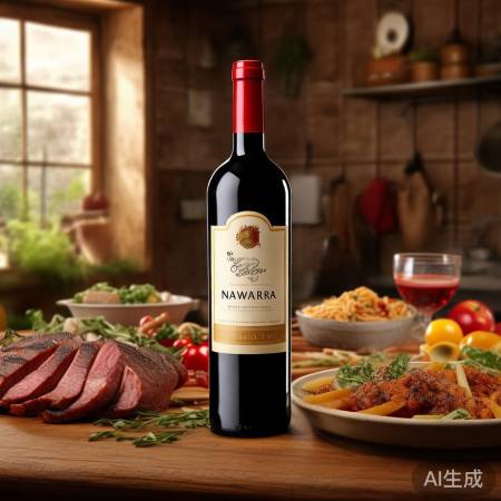 西班牙纳瓦拉红酒，果香醇厚，烤