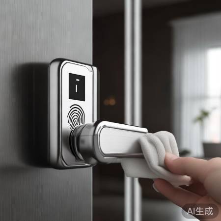 霸王锁指纹锁防水防尘，勤擦保长