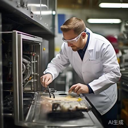 检查门锁及门板，清理残渣。