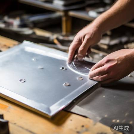 “贴双面胶稳固盖子四角”