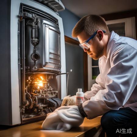 清洗壁挂炉燃烧室，确保热能高效