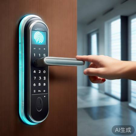 指纹锁多重解锁,安全系数加倍。