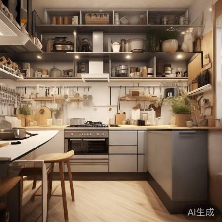 消毒柜餐桌，节省空间小户型必备