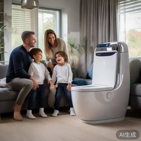 智能家居好帮手，智能马桶翻盖便