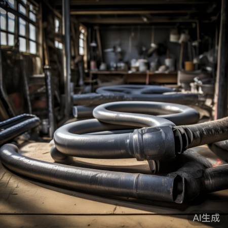 材质影响排水管弯曲与预埋。