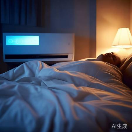 按确定键开关睡眠，空调自动调温