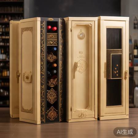 YY厂红酒纸盒，简约奢华定制，