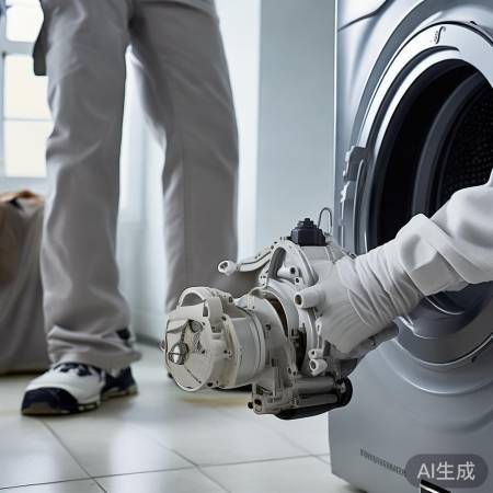 松下洗衣机：更换排水泵，解决效