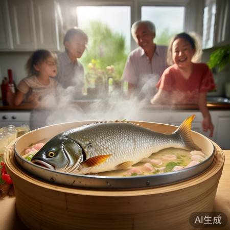 清蒸鱼,简单美味,全家幸福餐