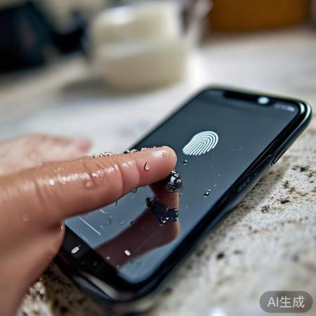 指纹解锁不畅？检查手指是否干净