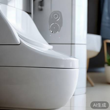 智能马桶盖触控旋钮，操作便捷酷