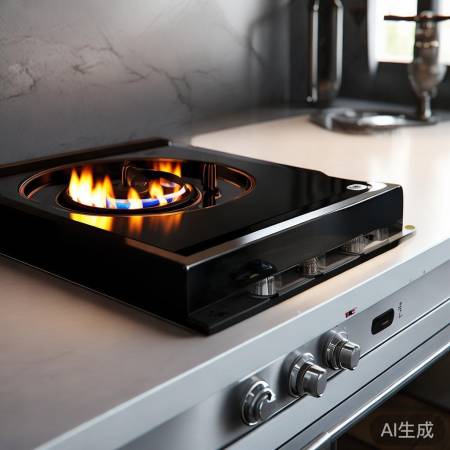美的燃气灶时尚耐腐蚀，安全实惠