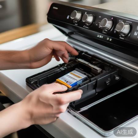 正确装电池，检查集成灶功能