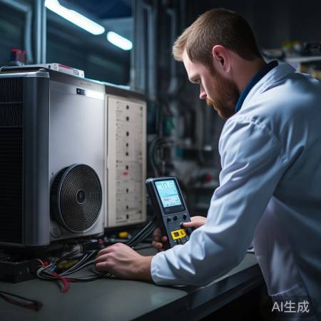 空气能热水器E13故障，检查传