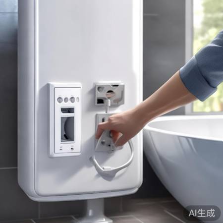 断电保障安全，热水器先关电源。