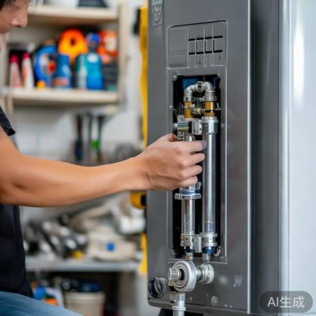 普田热水器，电磁阀安装简便，D