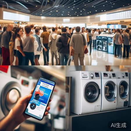 海尔洗衣机焕新，限时抢购，分期