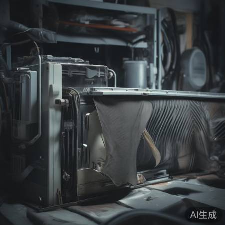 空调内部部件松动,运行噪音大。