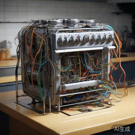 分体灶排线复杂易老化