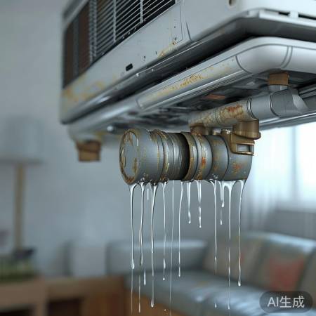 空调漏水原因：老化或连接松动