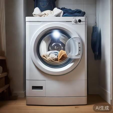 迷你洗衣机，空间小，洗涤佳