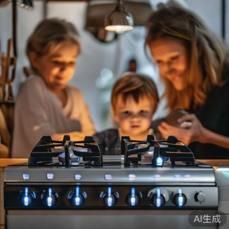 燃气灶安全优先，老人孩子更安心