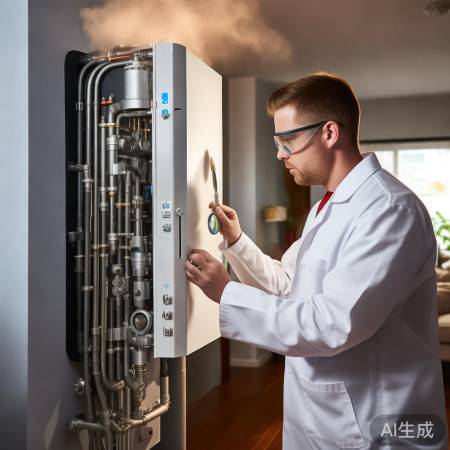 壁挂炉注水后，查管道防漏