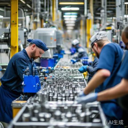 生产线师傅忙碌，品质热水器出厂