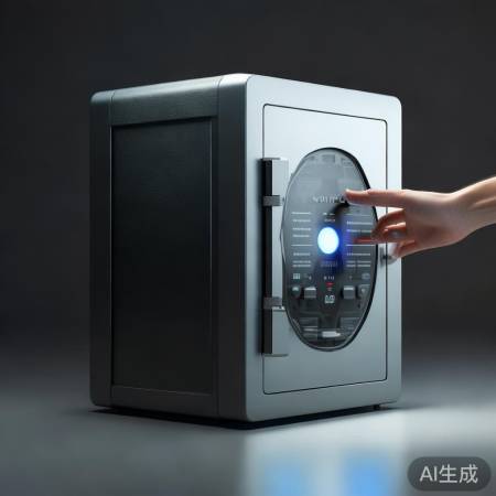 智能感应锁，电池供电保险柜