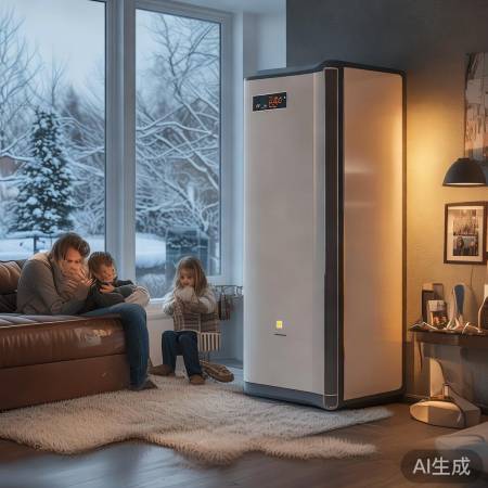 “壁挂炉地暖，温暖又省电！”