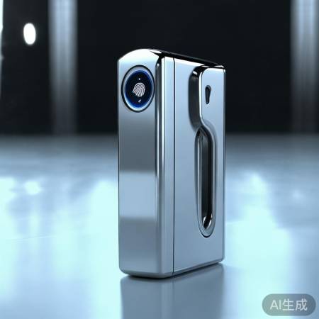 科技感锁具，指纹解锁，防盗神器