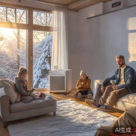 牙克石空气能，冬季制热强，暖意