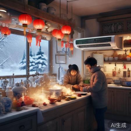 北方厨房装中央空调，温暖烹饪心