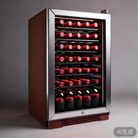 红酒柜尺寸标准：瓶高12cm，