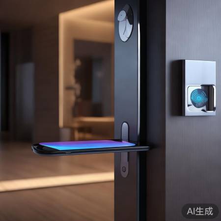 智能指纹锁无线充电，充电电池更