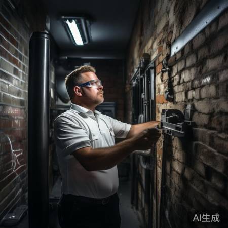 保险柜稳固放置，测量空间留操作